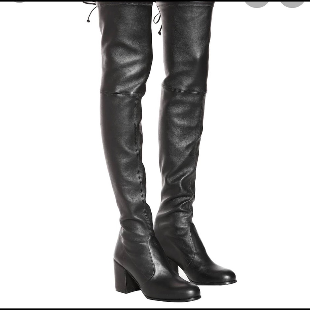 Stuart weitzman tieland leather over-the-knee boot